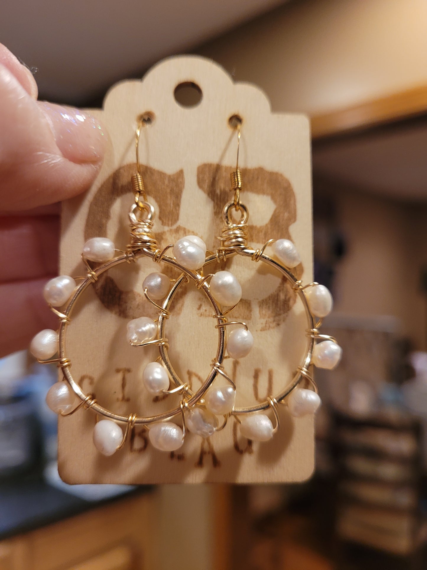 Fresh Water Pearl Earrings